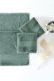 Essentials Combed Cotton Hand / Face / Head Towel Set of 3 - Dark Green 50X90 cm