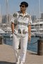 Men's Regular Fit All-Over Print Short-Sleeve Shirt - White