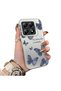 Xiaomi Mi 14t Pro Compatible Hard Acrylic Back Silicone Edge Lens Protection Butterfly Case