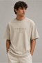 Unisex Black Oversize T-Shirt Short Sleeve Summer Combed Cotton Summer T-Shirt Minimal Venice Italy Printed Burgundy Beige Oversize T-Shirt - 5