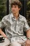 Men's Regular Fit Textured Short-Sleeve Shirt - Mixed - 4