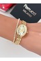 Steel Strap Oval Case 2 Year Warranty 3 Atm Waterproof Women's Wristwatch + Bracelet Gift - 3