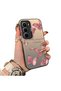 Infinix Hot 60 Pro Plus Compatible Hard Acrylic Back Silicone Edge Lens Protection Butterfly Case