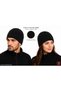 Unisex Winter Fleece Beanie Suitable for Women and Men Black Soft Textured Warm Keeper Comfortable Use - 2