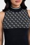 Sl Rn High School Women's Blue Knitwear Top W3Yr26Z37K0-Fbcf - 4