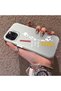 iPhone 11 Pro Compatible Hard Acrylic Back Silicone Edge Lens Protection Stylish Print Case - 3
