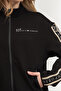 Women's Zippered Sweatshirt Black - 4