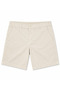 Above Knee Cotton Shorts Cream
