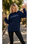 Women's Grateful Heart Printed Round Neck Casual Cotton Basic Sweatshirt