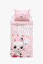 Gabby's Dollhouse Pandy 100% Cotton Single Duvet Cover Set - Pink - 4