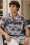 Men's Regular Fit All-Over Print Short-Sleeve Shirt - Purple - 4