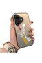 iPhone 16 Compatible Hard Acrylic Back Silicone Edge Lens Protection Stylish Print Case
