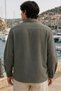 Men's Regular Fit Printed Cotton Long-Sleeve Shirt - Green - 3