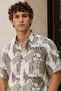 Men's Regular Fit Textured Short-Sleeve Shirt - Mixed - 2