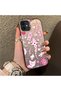 iPhone 12 Mini Compatible Hard Acrylic Back Silicone Edge Lens Protection Stylish Print Case - 2
