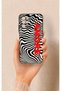 Omix X700 Compatible Zebra Amore Patterned Silicone Case