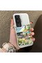 Vivo Y31/Y21D Compatible Hard Acrylic Back Silicone Edge Lens Protection Daisy Case - 2