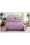 Double Coverlet Sets - Purple - Microfiber - 2