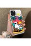 iPhone 14 Pro Max Compatible Hard Acrylic Back Silicone Edge Lens Protection Cat Case - 2