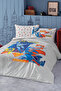 Single Duvet Cover - White - Geometric pattern - 2