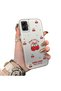 Samsung Galaxy A05 Compatible Hard Acrylic Back Silicone Edge Lens Protection Cherry Case