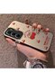 Infinix Hot 60 Pro Compatible Hard Acrylic Back Silicone Edge Lens Protection Cherry Case - 3