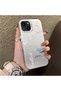 iPhone 15 Plus/14 Plus Compatible Hard Acrylic Back Silicone Edge Lens Protection Stylish Print Case - 3