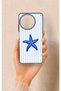 Realme 11 Compatible Blue Starfish Patterned Silicone Case