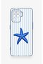 Oppo Reno 5 Lite Compatible Blue Starfish Patterned Silicone Case - 2