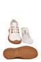 White Genuine Leather Anatomical Women's Casual Shoes Z681 Z - 5