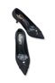 Vega Sola Women's Pointed Toe Thin Heeled Shoes 00123005 Matte Black - 5