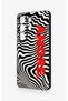 Samsung S26 Ultra Compatible Zebra Amore Patterned Silicone Case - 4