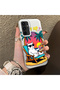 Samsung Galaxy A54 Compatible Hard Acrylic Back Silicone Edge Lens Protection Cat Case - 2