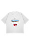 T-Shirts - White - Oversize - 3