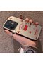 Vivo V60 Compatible Hard Acrylic Back Silicone Edge Lens Protection Cherry Case - 3