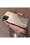iPhone 12 Mini Compatible Hard Acrylic Back Silicone Edge Lens Protection Stylish Print Case - 3