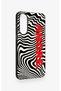 Samsung A37 Compatible Zebra Amore Patterned Silicone Case - 3
