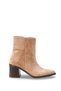 Talitha Clara Women's Pointed Toe Heeled Boots 00124002 Mink Suede - 5