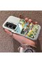 Infinix Hot 60 Pro Compatible Hard Acrylic Back Silicone Edge Lens Protection Daisy Case - 3