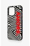 iPhone 15 Pro Max Compatible Zebra Amore Patterned Silicone Case - 3