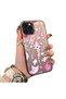 iPhone 14 Pro Max Compatible Hard Acrylic Back Silicone Edge Lens Protection Stylish Print Case