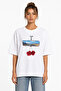 T-Shirts - White - Oversize - 2