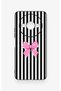 Redmi A3 Compatible Pink and White Ribbon Patterned Silicone Case - 2