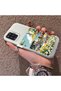 Samsung Galaxy A12/M12 Compatible Hard Acrylic Back Silicone Edge Lens Protection Daisy Case - 3