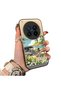 Vivo X300 Pro Compatible Hard Acrylic Back Silicone Edge Lens Protection Daisy Case