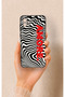 Samsung A04 Compatible Zebra Amore Patterned Silicone Case