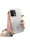Vivo Y28 4g Compatible Hard Acrylic Back Silicone Edge Lens Protection Stylish Printing Case
