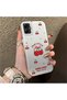 Samsung Galaxy A05 Compatible Hard Acrylic Back Silicone Edge Lens Protection Cherry Case - 2