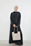 Pat Detail Skirted Suit-Black