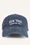Women's Embroidered Cotton Cap Navy Blue Hat B7198Ax26Sp - 5